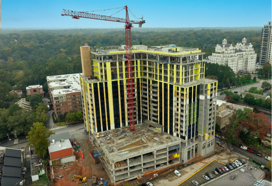 Buckhead's latest condo highrise officially tops out Urbanize Atlanta